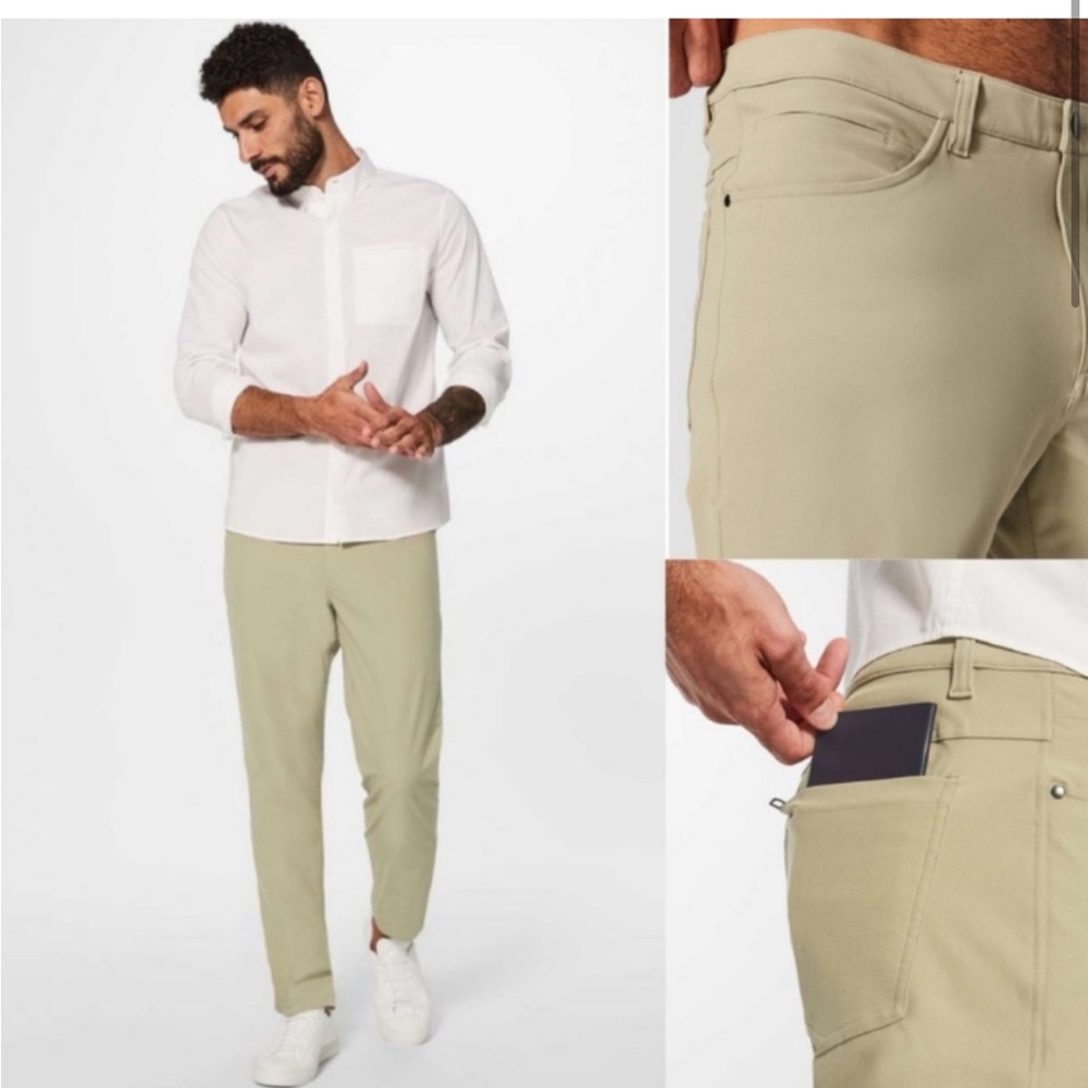 Lululemon Mens ABC Pant Classic Tofino Sand Tan